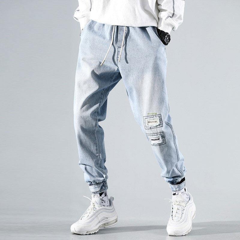 Buy online Grey Denim Joggers from Bottom Wear for Men by Meghz for ₹1399  at 73% off | 2024 Limeroad.com